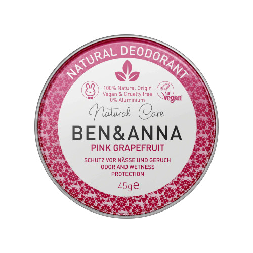 BEN&ANNA Pink Grapefruit Metal Jar