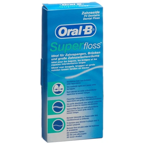 ORAL-B Superfloss Zahnseide Btl 50 Stk