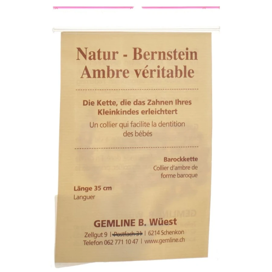 Hier sehen Sie den Artikel KERN Natur Bernstein Barockkette 35cm Bébé aus der Kategorie Beissringe und Bernsteinketten. Dieser Artikel ist erhältlich bei apothekedrogerie.ch