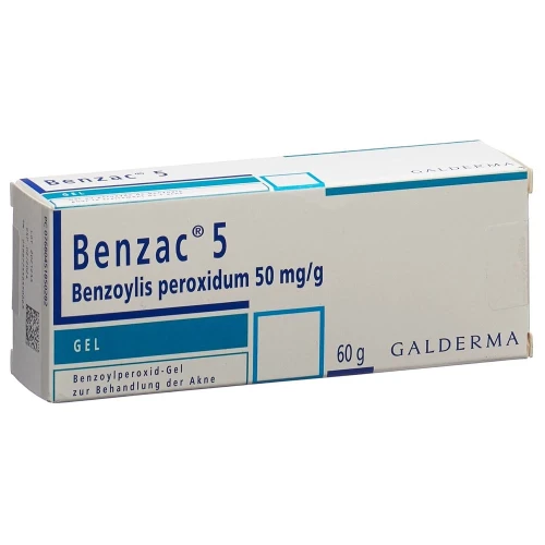 BENZAC 5 Gel 50 mg/g Tb 60 g