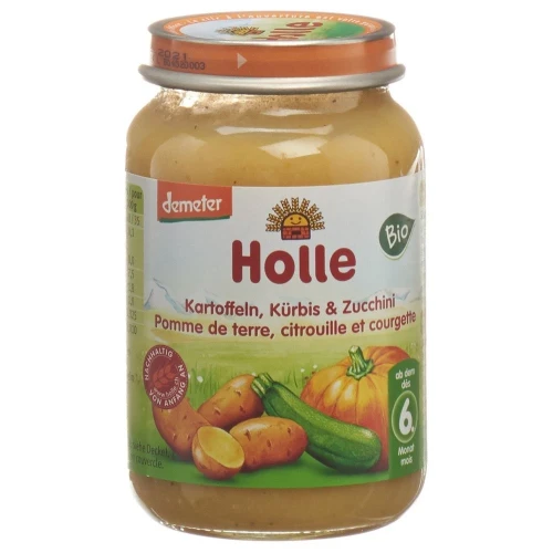 HOLLE Zucchini Kürbis & Kartoffeln Bio 190 g