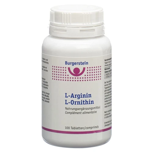 BURGERSTEIN L-Arginin/L-Ornithin Tabl 100 Stk