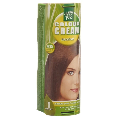 HENNA PLUS Colour Cream 6.35 haselnuss 60 ml