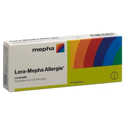 LORA Mepha Allergie Tabl 10 mg 14 Stk