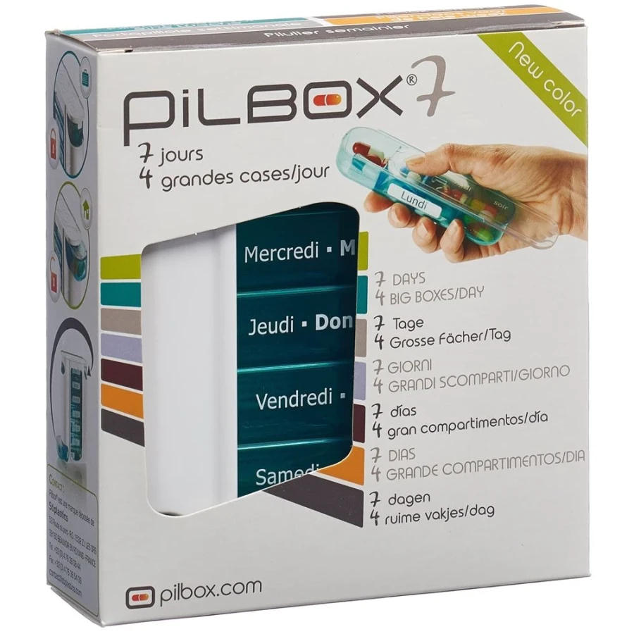 PILBOX 7 Medikamentenspender 7 Tage D/F