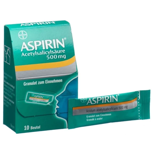ASPIRIN Gran 500 mg Btl 10 Stk