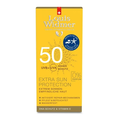LOUIS WIDMER Extra Sun Protection 50 Unparfümiert 50 ml