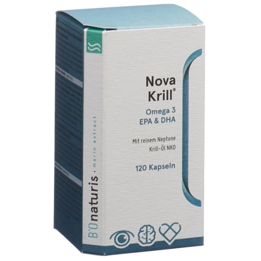 Hier sehen Sie den Artikel NOVAKRILL NKO Krillöl Kaps 500 mg 120 Stk aus der Kategorie Kurmittel/Nahrungsergänzung. Dieser Artikel ist erhältlich bei apothekedrogerie.ch