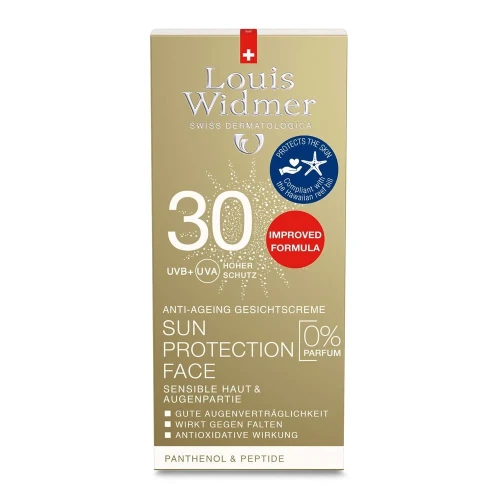 LOUIS WIDMER Sun Protection Face 30 Unparfümiert 50 ml