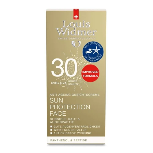 LOUIS WIDMER Sun Protection Face 30 Parfümiert 50 ml