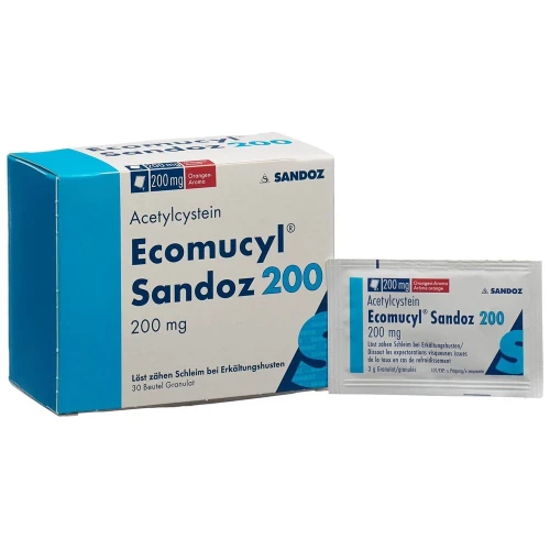 ECOMUCYL Sandoz Gran 200 mg Btl 30 Stk
