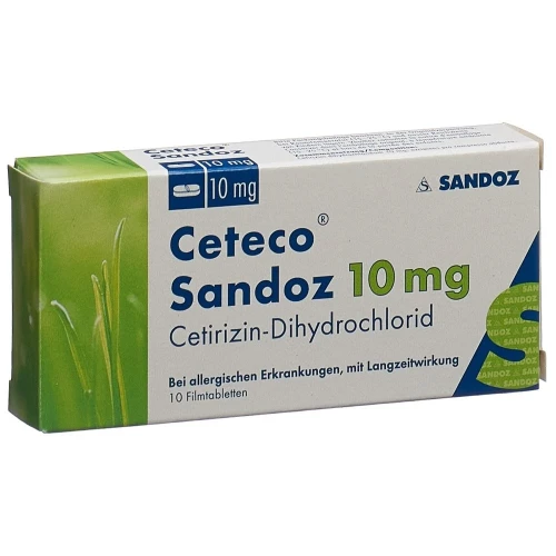 CETECO Sandoz Filmtabl 10 mg 10 Stk