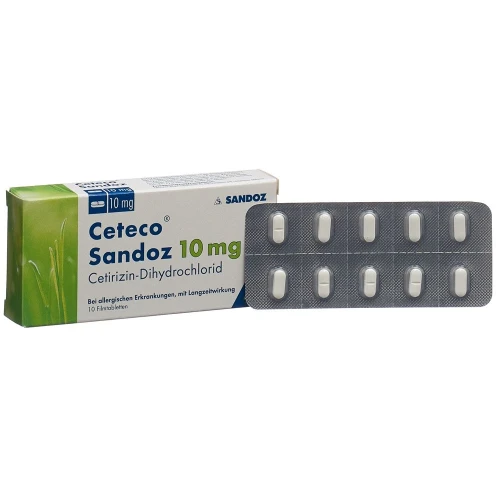 CETECO Sandoz Filmtabl 10 mg 10 Stk
