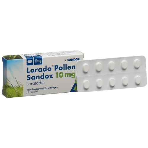 LORADO Pollen Sandoz Tabl 10 mg 10 Stk