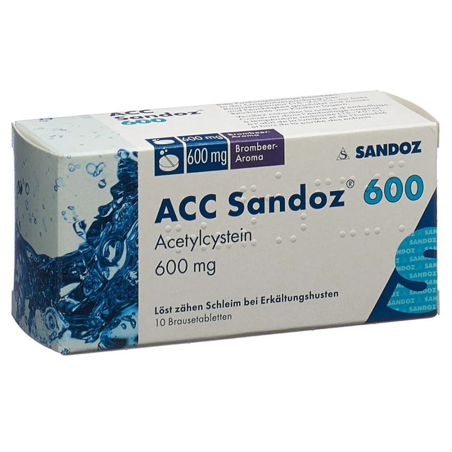Hier sehen Sie den Artikel ACC Sandoz Brausetabl 600 mg Brombeeraroma 10 Stk aus der Kategorie Medikamente der Liste D. Dieser Artikel ist erhältlich bei apothekedrogerie.ch