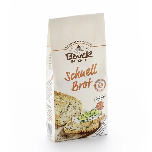 BAUCKHOF Brotbackmischung Schnellbrot o glut 500 g