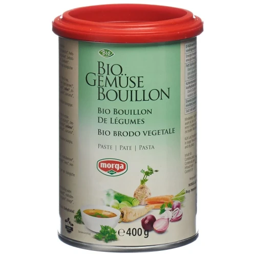 MORGA Gemüse Bouillon Paste Bio Ds 400 g