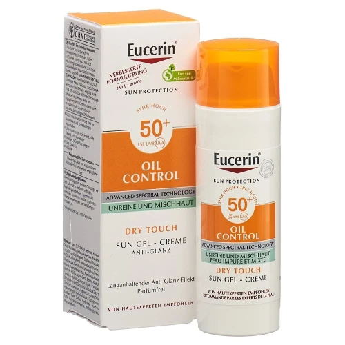 EUCERIN SUN Face Oil Control Gel-Cr LSF50+ 50 ml