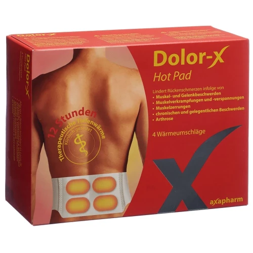 DOLOR-X Hot Pad Wärmeumschläge 4 Stk