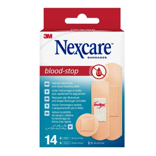 3M NEXCARE Pflaster Blood-Stop ass 14 Stk