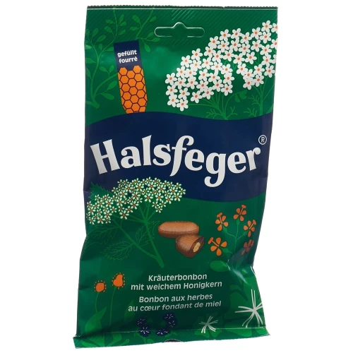 HALSFEGER Kräuterbonbon Btl 90 g