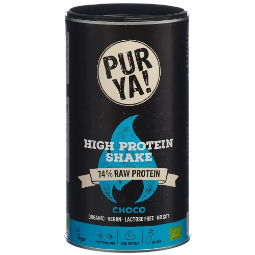 PURYA! Vegan High Protein Shake Choco Bio Ds 550 g