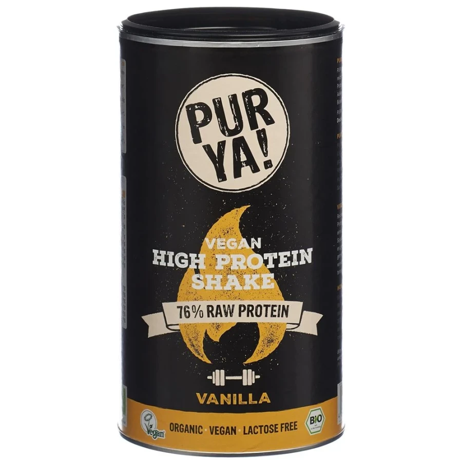 PURYA! Vegan High Protein Shake Vanille Bio Ds 550 g