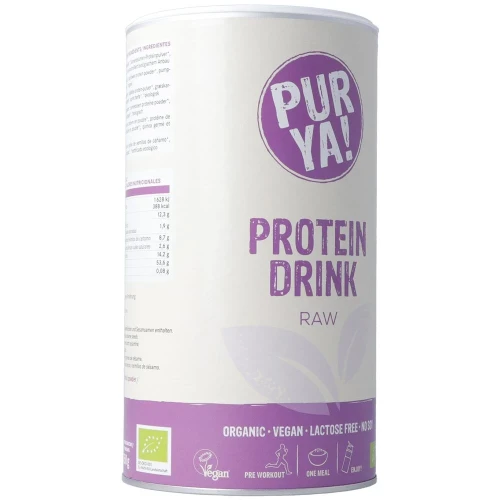 PURYA! Vegan Proteindrink Raw Bio 550 g