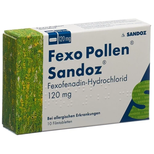FEXO POLLEN Sandoz Filmtabl 120 mg 10 Stk