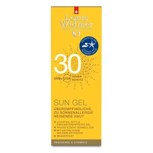 LOUIS WIDMER Sun Gel 30 Parfümiert 100 ml