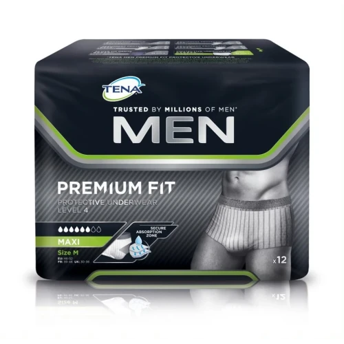 TENA Men Premium Fit Underwear Level 4 S/M 12 Stk