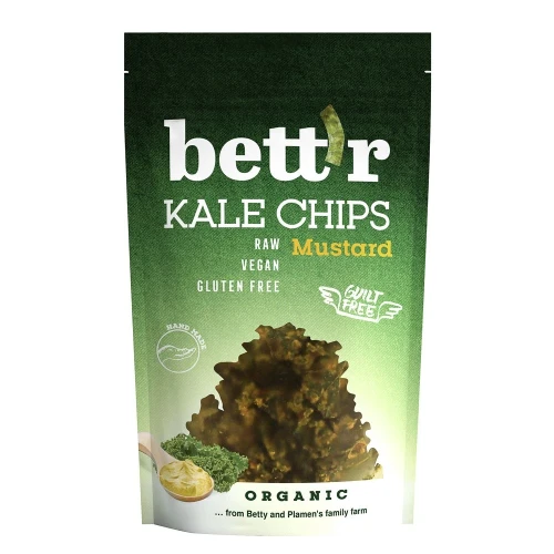 BETT'R Kale Chips Mustard Btl 30 g