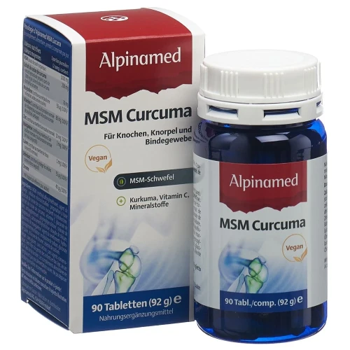 ALPINAMED MSM Curcuma Tabletten 90 Stk