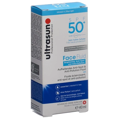 ULTRASUN Face Fluid Bright&Anti-Pollu SPF50+ 40 ml