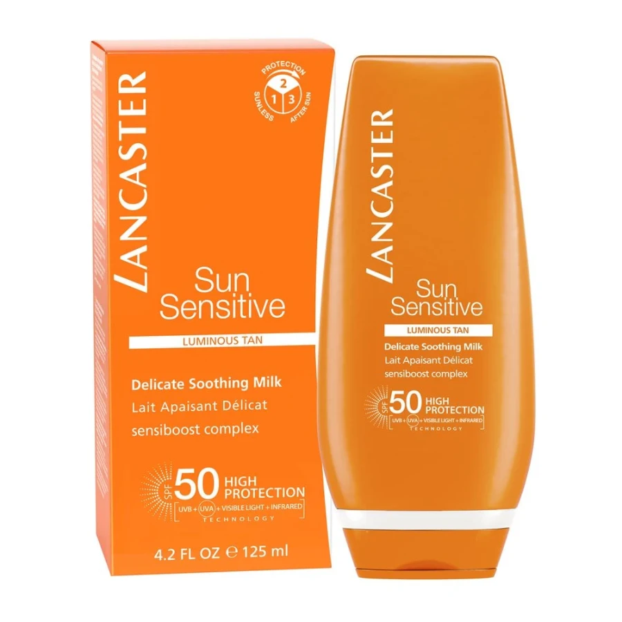LANCASTER SUN Sun Sensitive Body Milk SPF50 125 ml