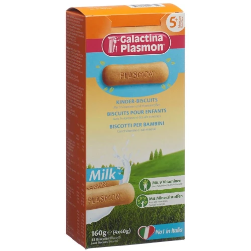 GALACTINA Plasmon Milk Kinder-Biscuits 4 x 40 g