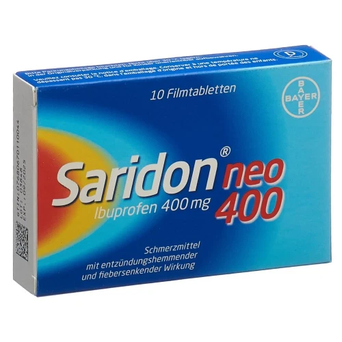 SARIDON neo Filmtabl 400 mg 10 Stk