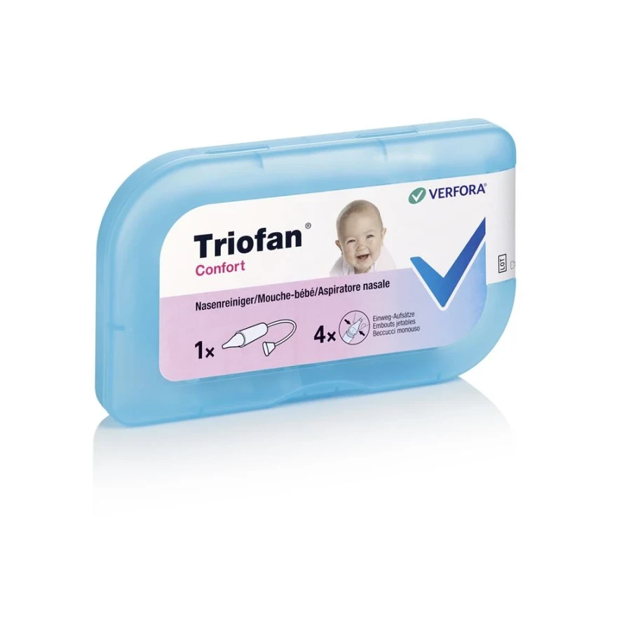 Hier sehen Sie den Artikel TRIOFAN Confort Nasenreiniger aus der Kategorie Nasenduschen und Nasenpümpchen. Dieser Artikel ist erhältlich bei apothekedrogerie.ch