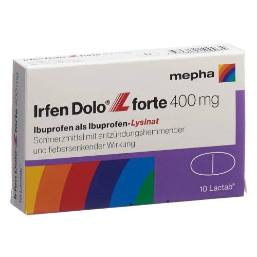 IRFEN DOLO L forte Lactab 400 mg 10 Stk