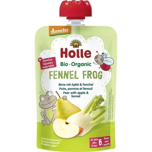 HOLLE Fennel Frog Pouchy Birne Apfel Fenchel 100 g