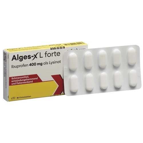 ALGES-X L forte Filmtabletten 400 mg 10 Stk
