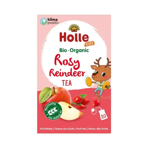 HOLLE Rosy Reindeer Früchtetee Bio 20 x 2.2 g