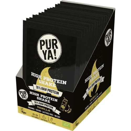 PURYA! Vegan High Protein Shake Vanille Bio Btl 30 g