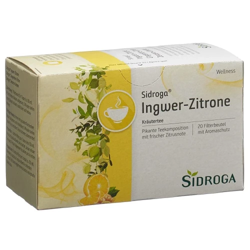SIDROGA Ingwer-Zitrone Btl 20 Stk