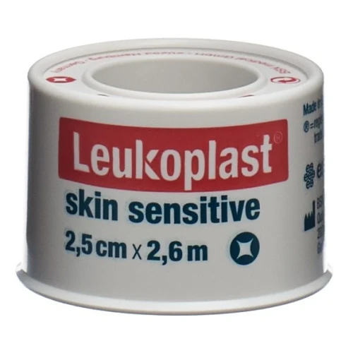 LEUKOPLAST skin sensitive Silik 2.5cmx2.6m Rolle
