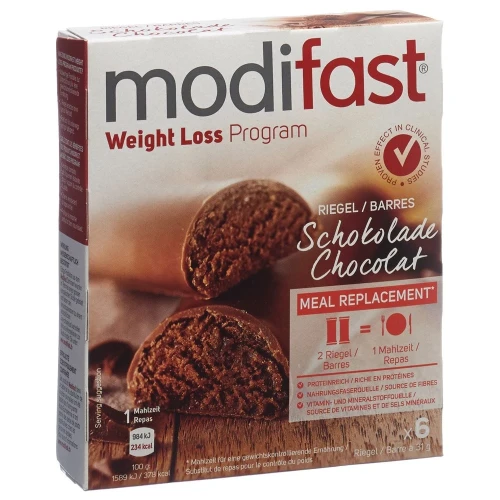 MODIFAST Programm Riegel Schokolade 6 x 31 g