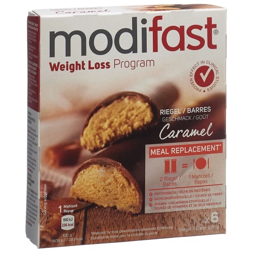 MODIFAST Programm Riegel Caramel 6 x 31 g
