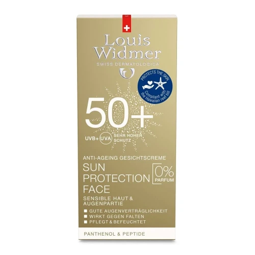 LOUIS WIDMER Sun Protection Face 50 Unparfümiert 50 ml