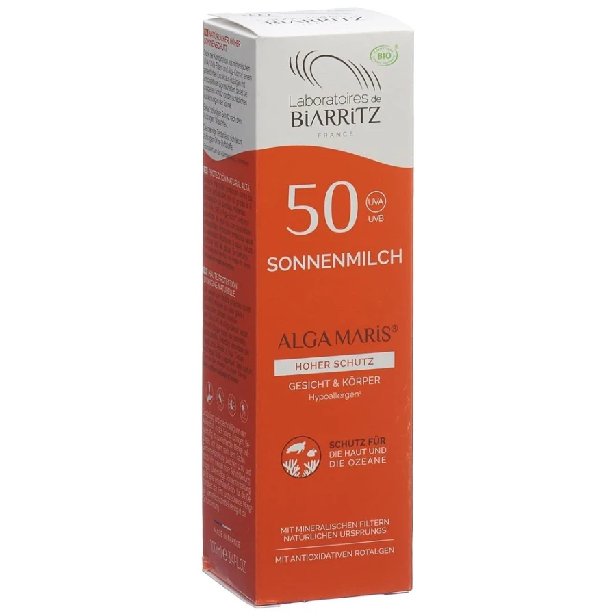 BIARRITZ Sonnenmilch LSF50 ohne Parfum Disp 100 ml