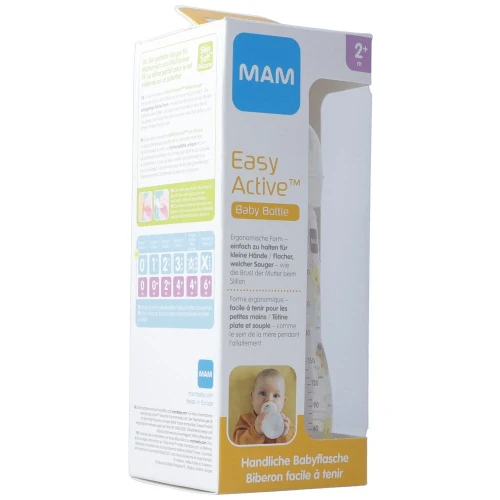 MAM Easy Active Baby Bottle Flasche 270ml 2+m Unisex